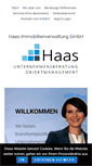 Mobile Screenshot of haas-immobilienverwaltung.de